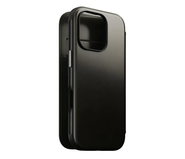 Nomad Leather Folio do iPhone 16 Pro green chrome - 1288694 - zdjęcie 2